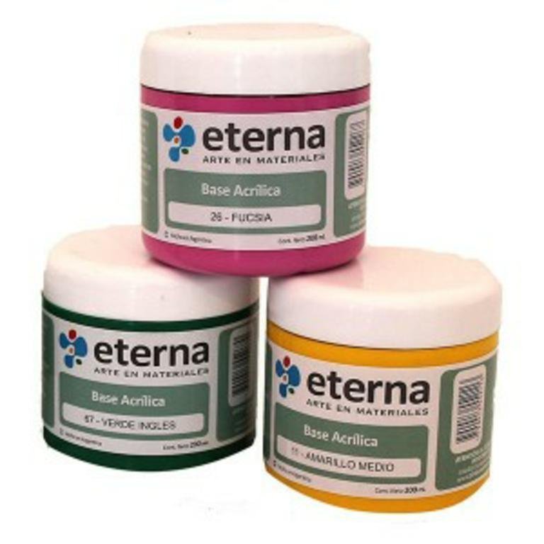 BASE ACRILICA ETERNA 200 ML BLANCO TITANIO