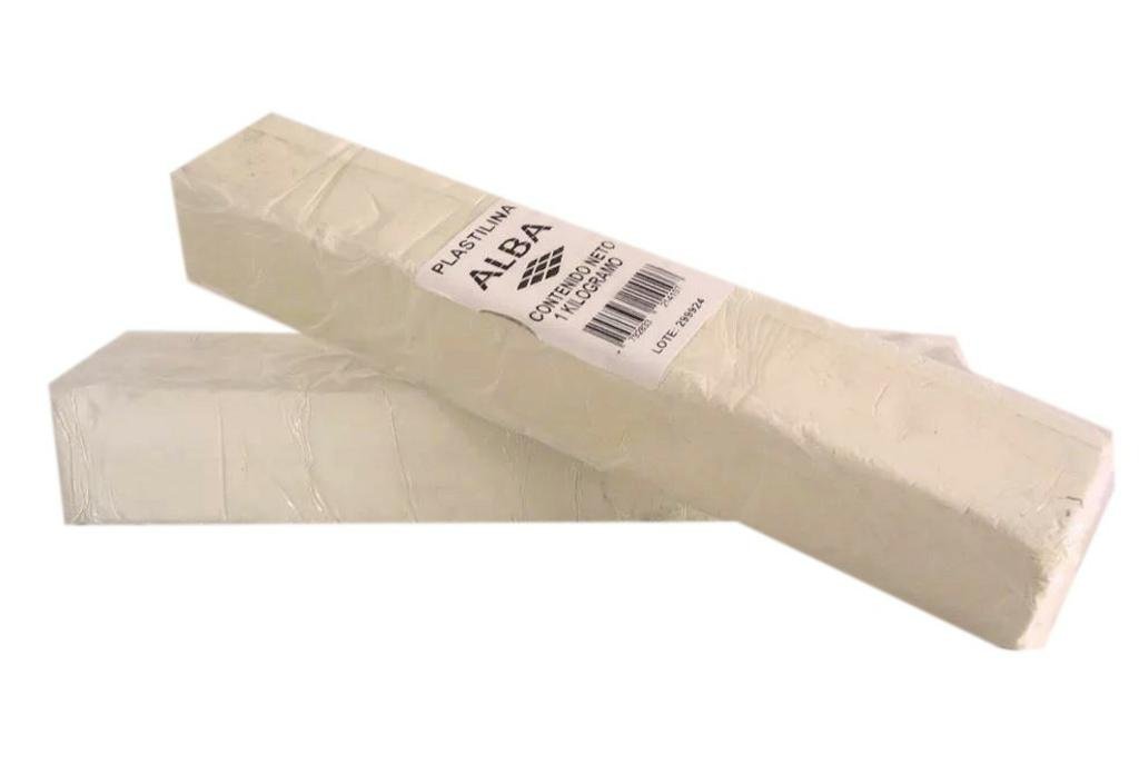 PLASTILINA ALBA BLANCA x 1 K