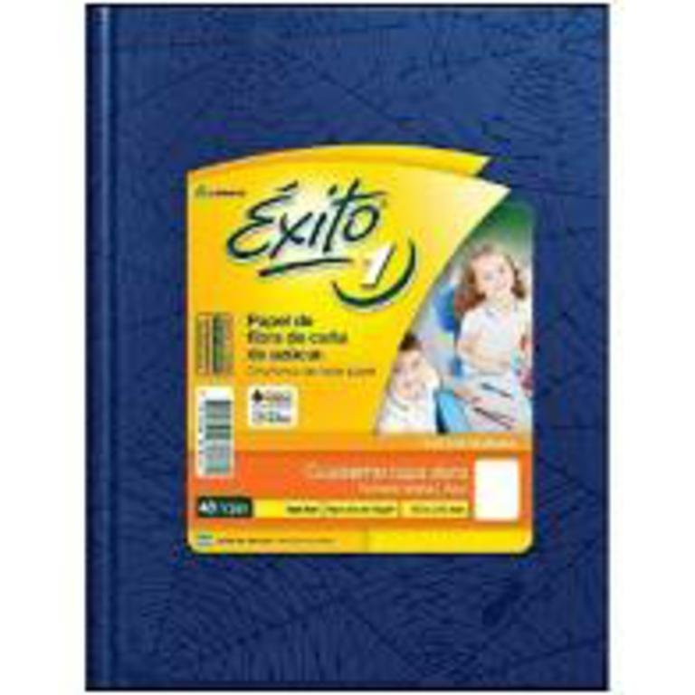 CUADERNO EXITO E1 TAPA DURA 48 HOJAS ARAÑA AZUL CUADRO