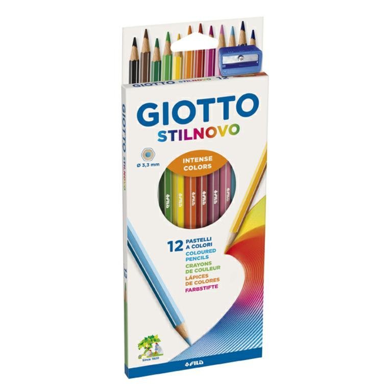 LAPIZ GIOTTO STILNOVO x 12 COLORES