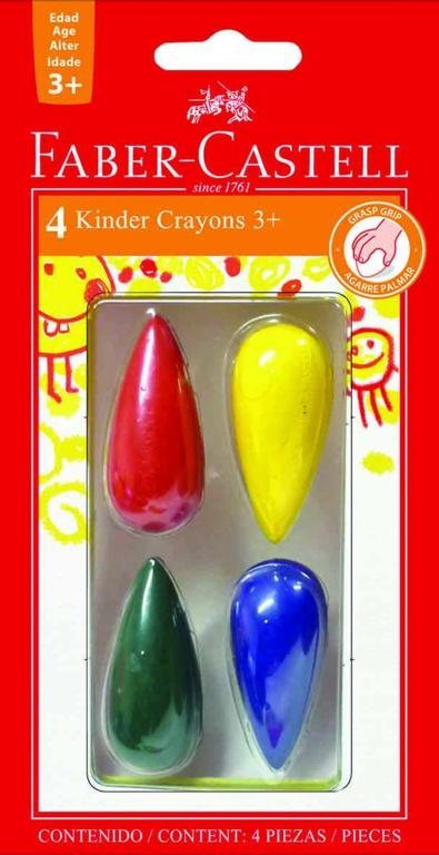 CERA FABER CASTELL GOTA/TROMPO X 4         240405