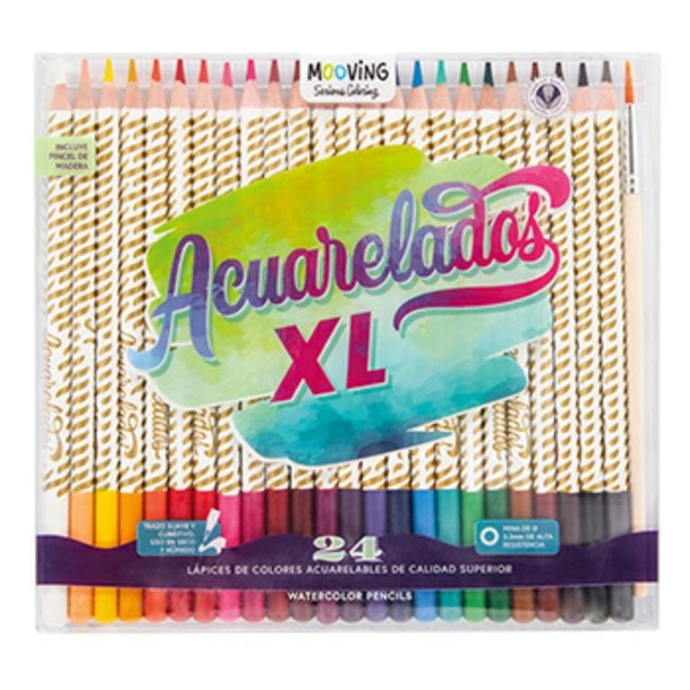 LAPIZ COLORING ACUARELABLE x 24 COLORES 3011824