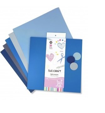 PAPEL IBICRAFT SCRAP 30×,30 160 GRS AZULES   600802