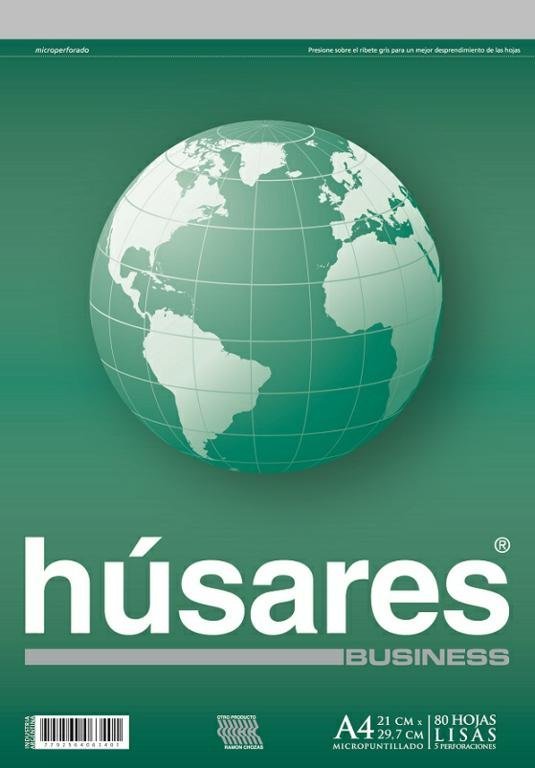 BLOCK HUSARES A4 80 H BUSINESS LISO 6340