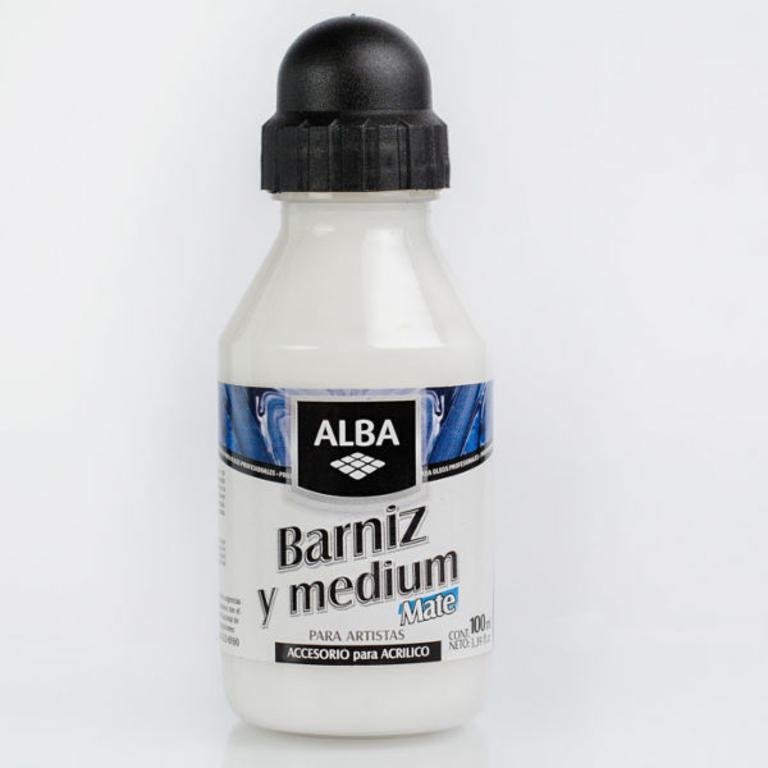 ACCESORIO ALBA BARNIZ MEDIUM MATE ACRIL X 500 cc