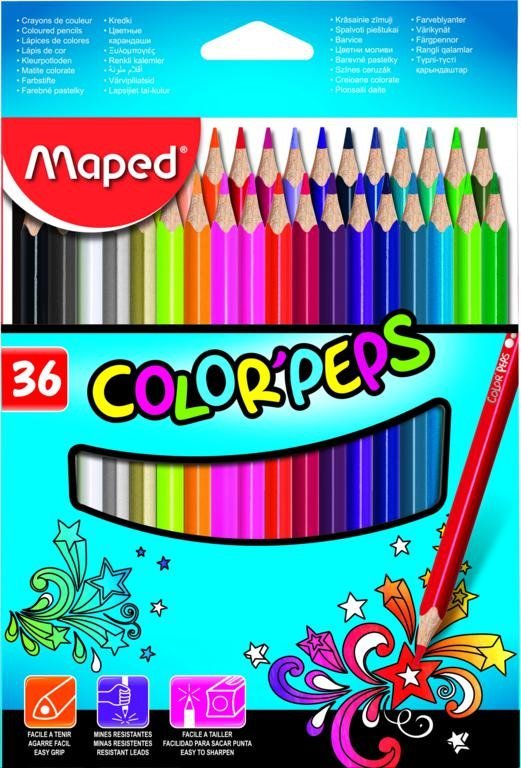 LAPIZ MAPED COLOR PEPS X 36L      832017