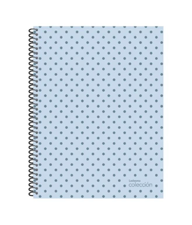 CUADERNO LEDESMA COLECCION 22X29 LUNARES RAYA