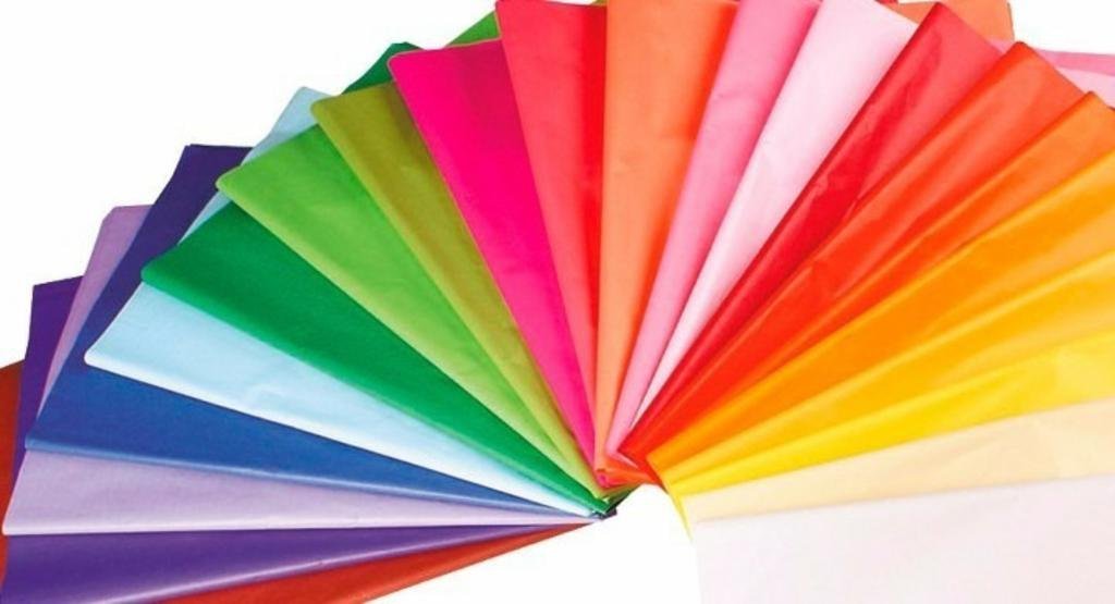 PAPEL SEDA BARRILETE AMARILLO 50 x 75 x 5 UNIDADES