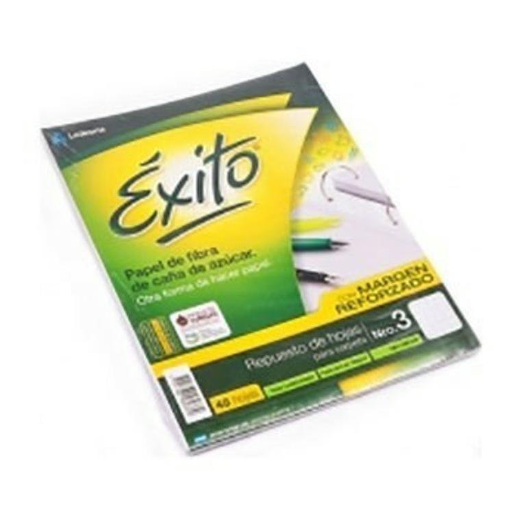 REPUESTO EXITO x  96 HOJAS M/REFORZADO RAYA