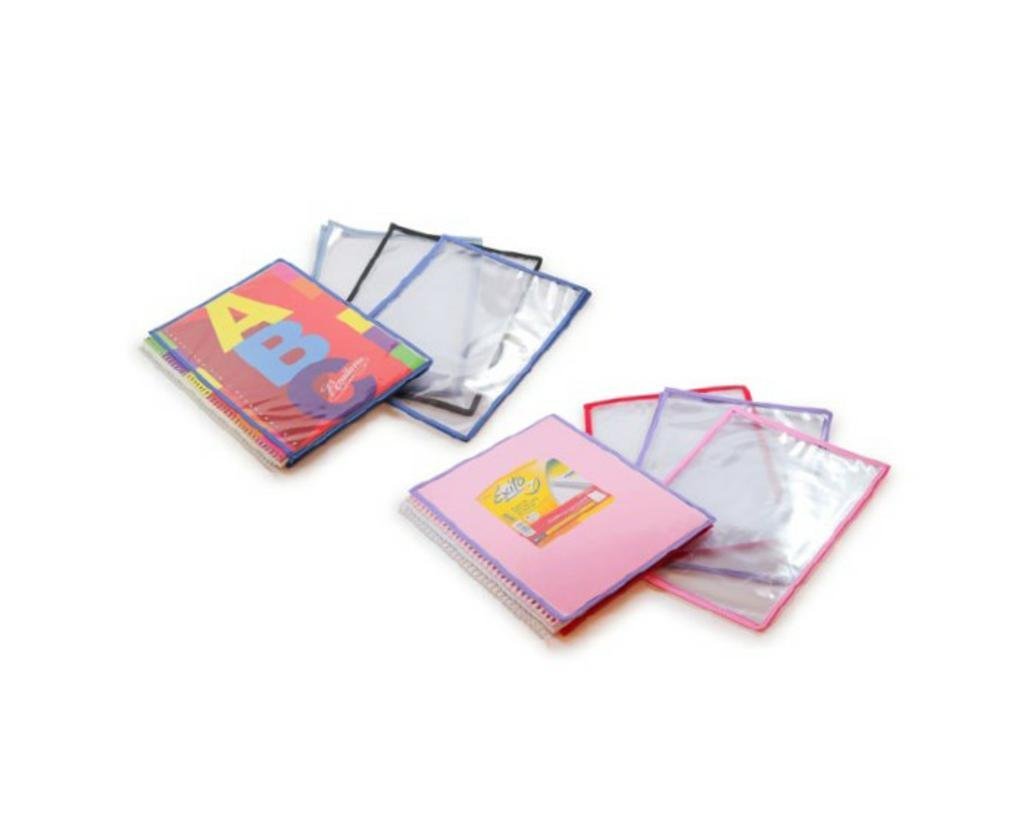 FUNDA CUADERNO D&,P C/B COLOR ABC C/ESPIRAL  703