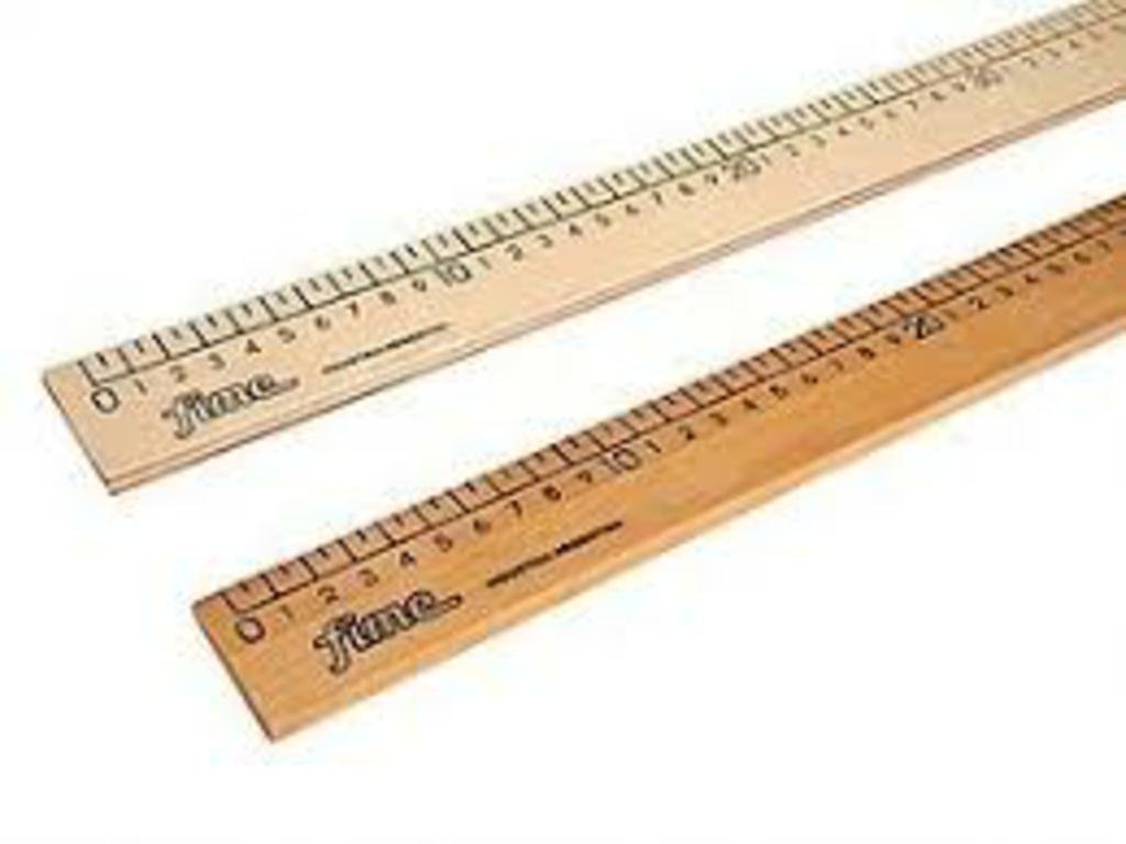 REGLA MADERA 100 CM PIZARRON LUSTRADA