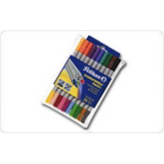 MARCADOR PELIKAN COLORELLA TWIN x 10 COLORES