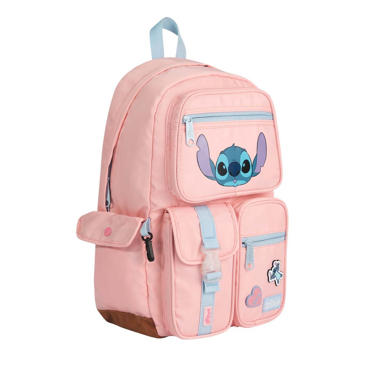 MOCHILA MOOVING STITCH PINK
