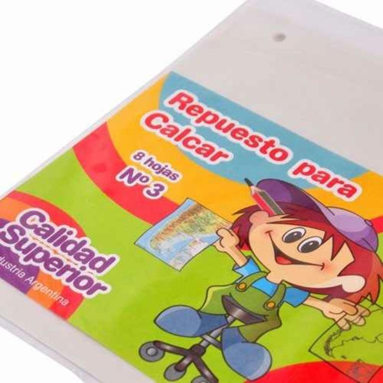 REPUESTO  LUMA Nº 3 CALCAR 8 HOJAS