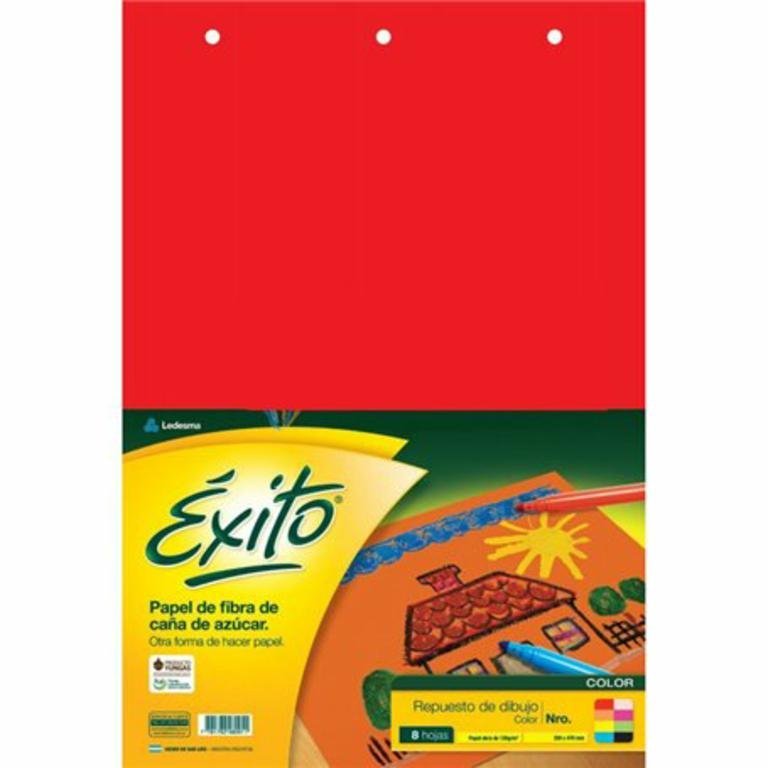 REPUESTO EXITO Nº 6 DIBUJO COLOR x 6 HOJAS