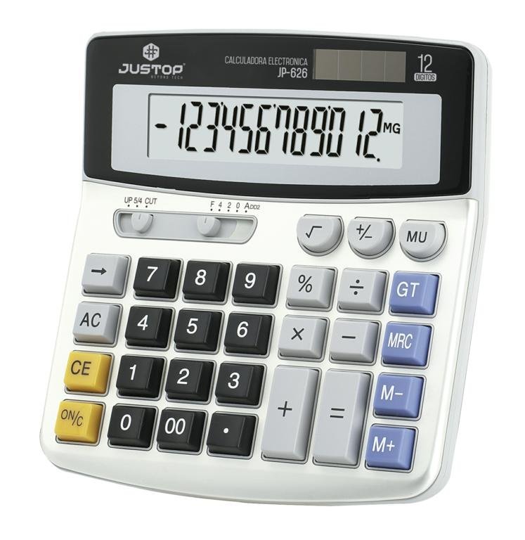 CALCULADORA JUSTOP 12 DIGITOS     JP-626