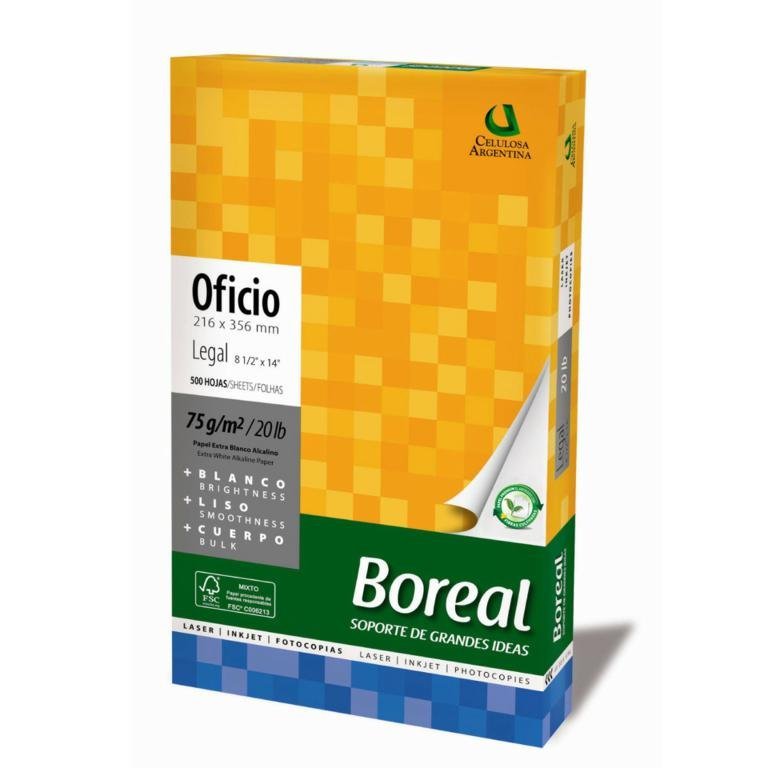 RESMA BOREAL OFICIO 75 G
