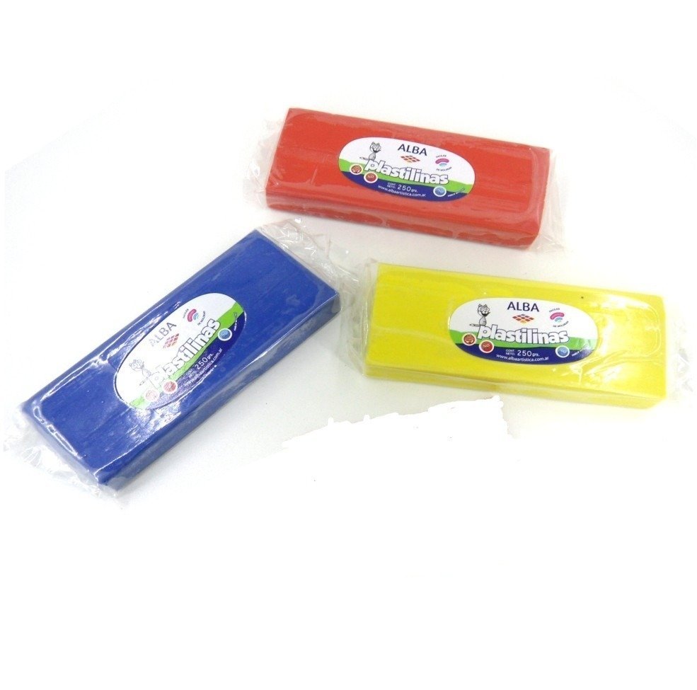 PLASTILINA ALBA BLANCA x 250 grs