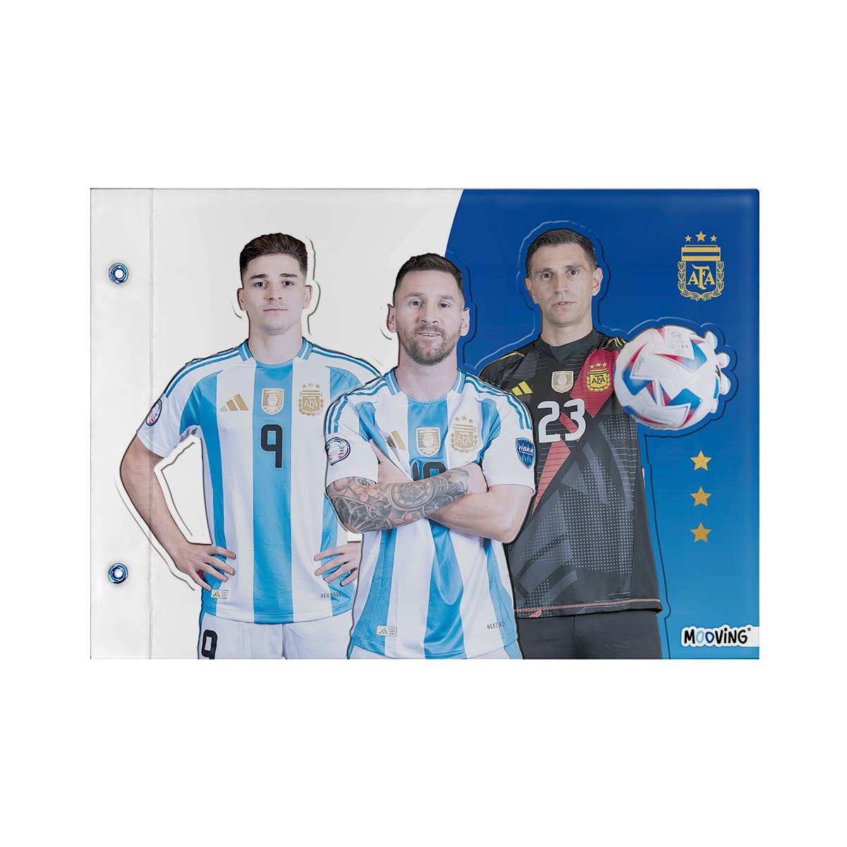 CARPETA ESCOLAR MOOVING DIBUJO Nº 5 AFA SELECCION