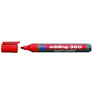 MARCADOR EDDING  360 PIZARRA ROJO