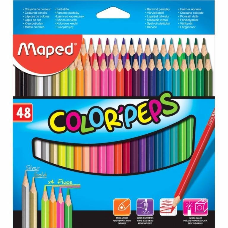 LAPIZ MAPED COLOR PEPS X 48L              832048