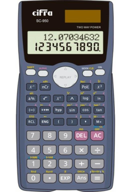 CALCULADORA CIFRA CIENTIFICA SC-950