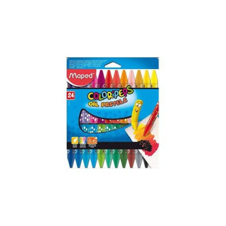 PASTEL MAPED AL OLEO x 24 COLORES           864012