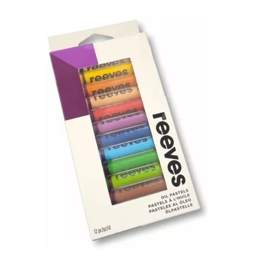 PASTEL AL OLEO REEVES x 12 COLORES    R0008890