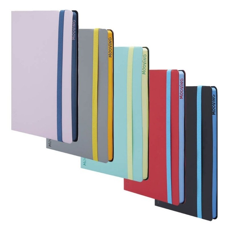 LIBRETA MOOVING NOTES A5 TAPA FLEX LISO  1248132
