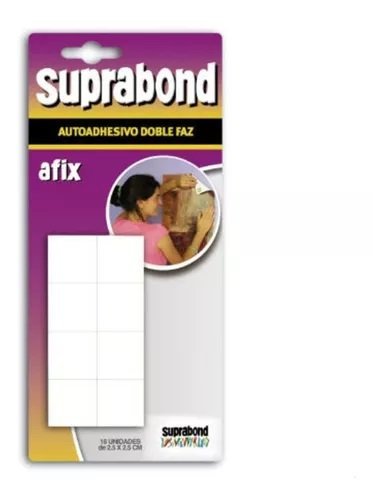 CINTA ADH SUPRABOND AFIX DOBBLE FAZ 16 UNIDADES