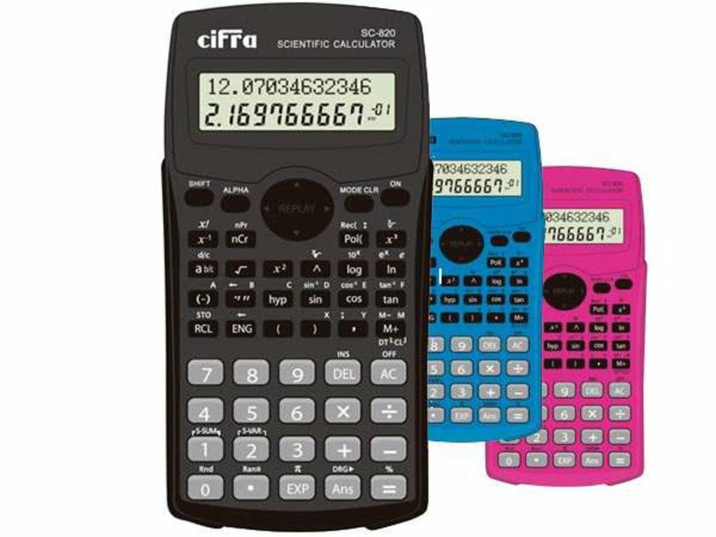 CALCULADORA CIFRA CIENTIFICA SC-820