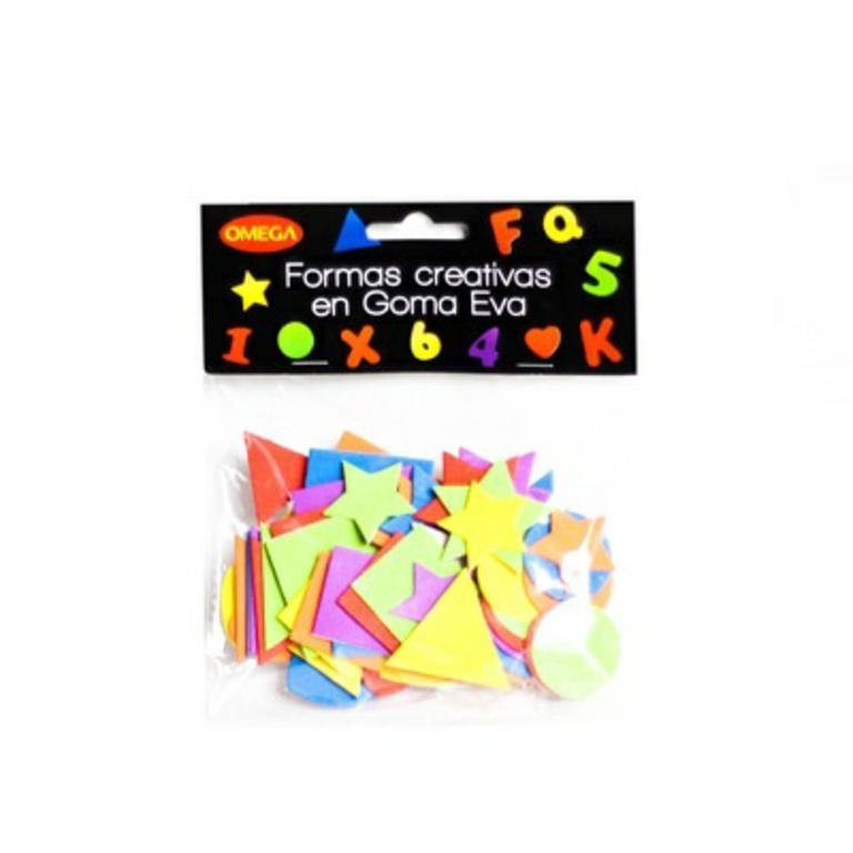 GOMA EVA FORMAS GEOMETRICAS x 60            250806