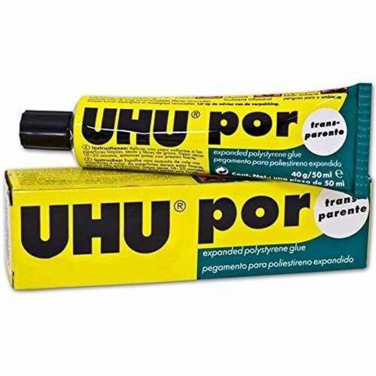 ADHESIVO UHU POR 50 ML P/TELGOPOR           U40359
