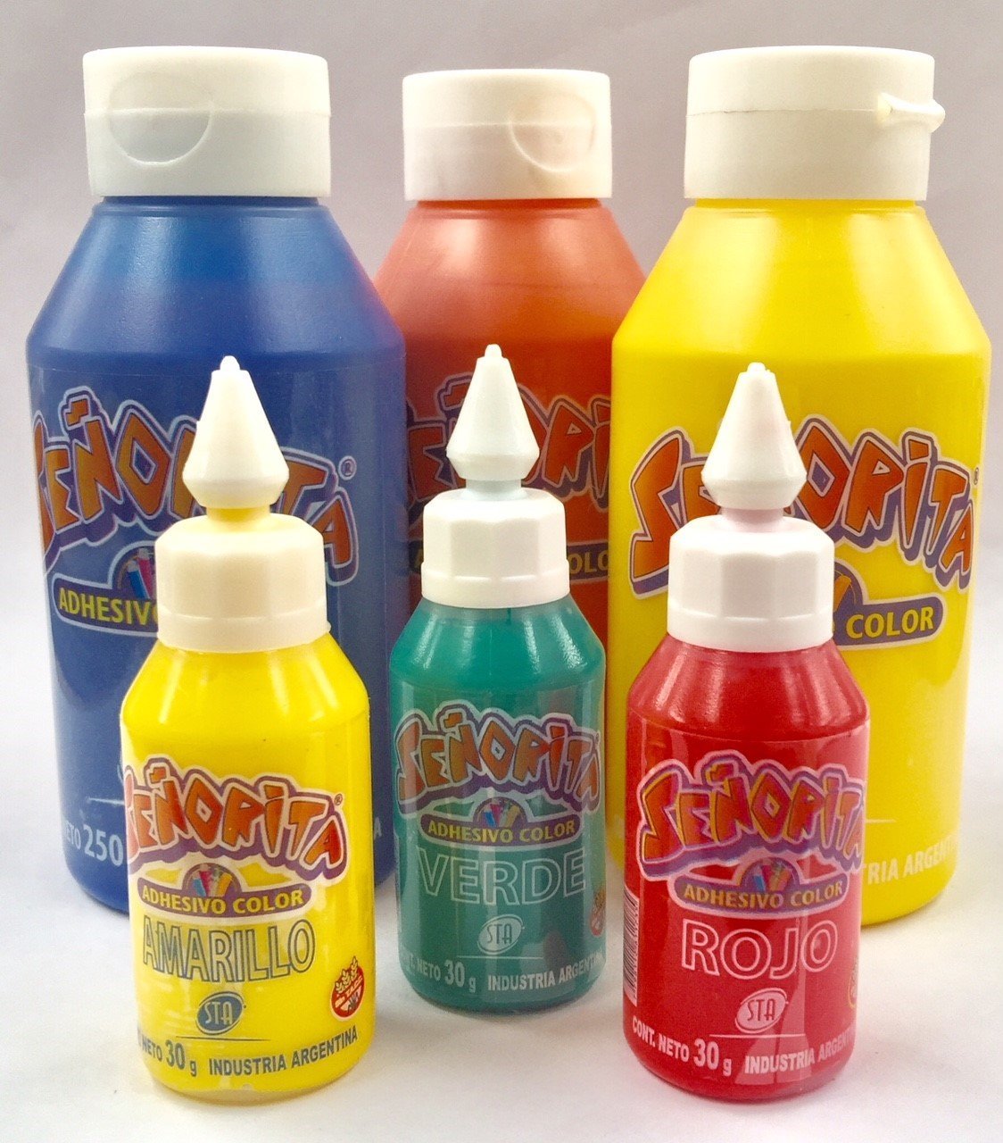 ADHESIVO SEÑORITA COLOR AZUL x 250 GRS