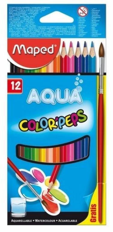 LAPIZ MAPED COLOR PEPS X 12 LARGO ACUAREL 836011ZV