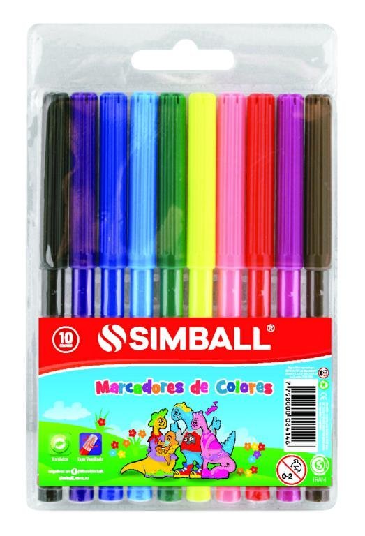 MARCADOR SIMBALL INNOVATION ESCOLAR X 10 U