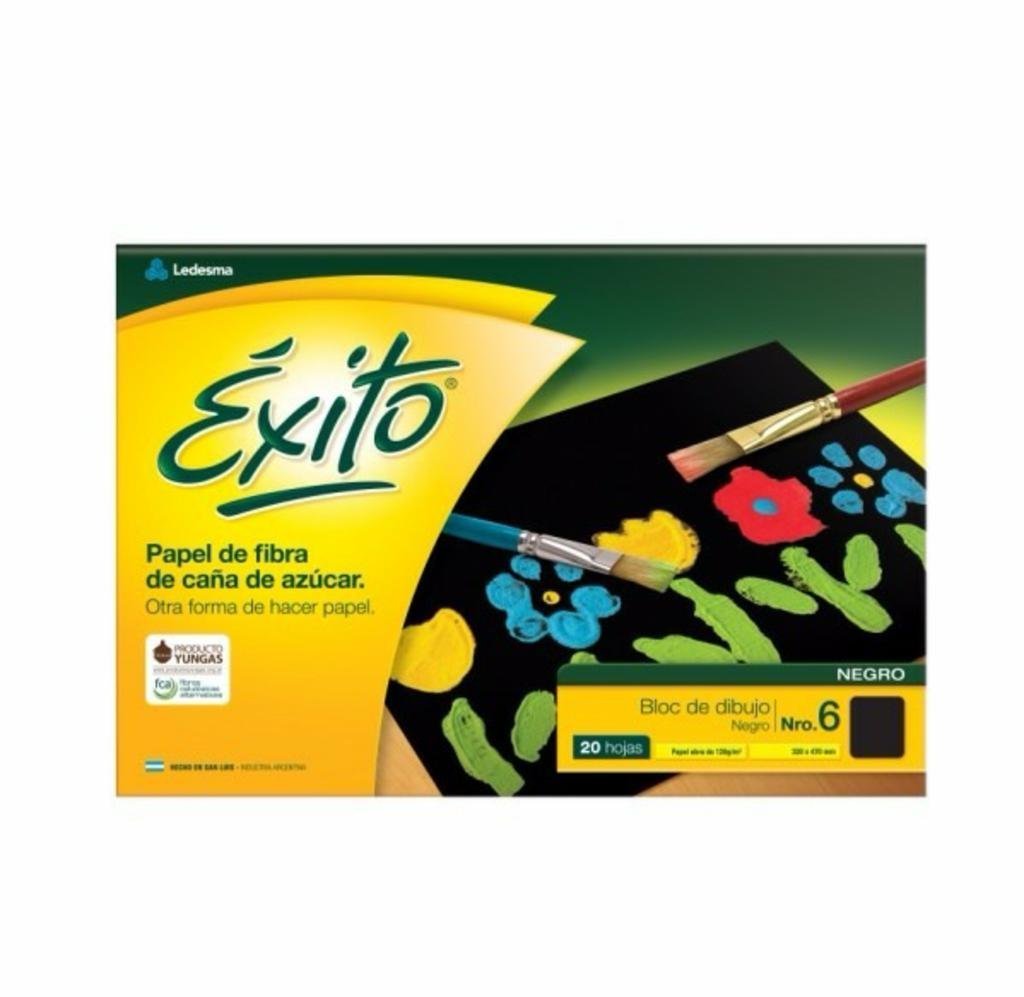 REPUESTO EXITO Nº 5 DIBUJO NEGRO x 5 HOJAS