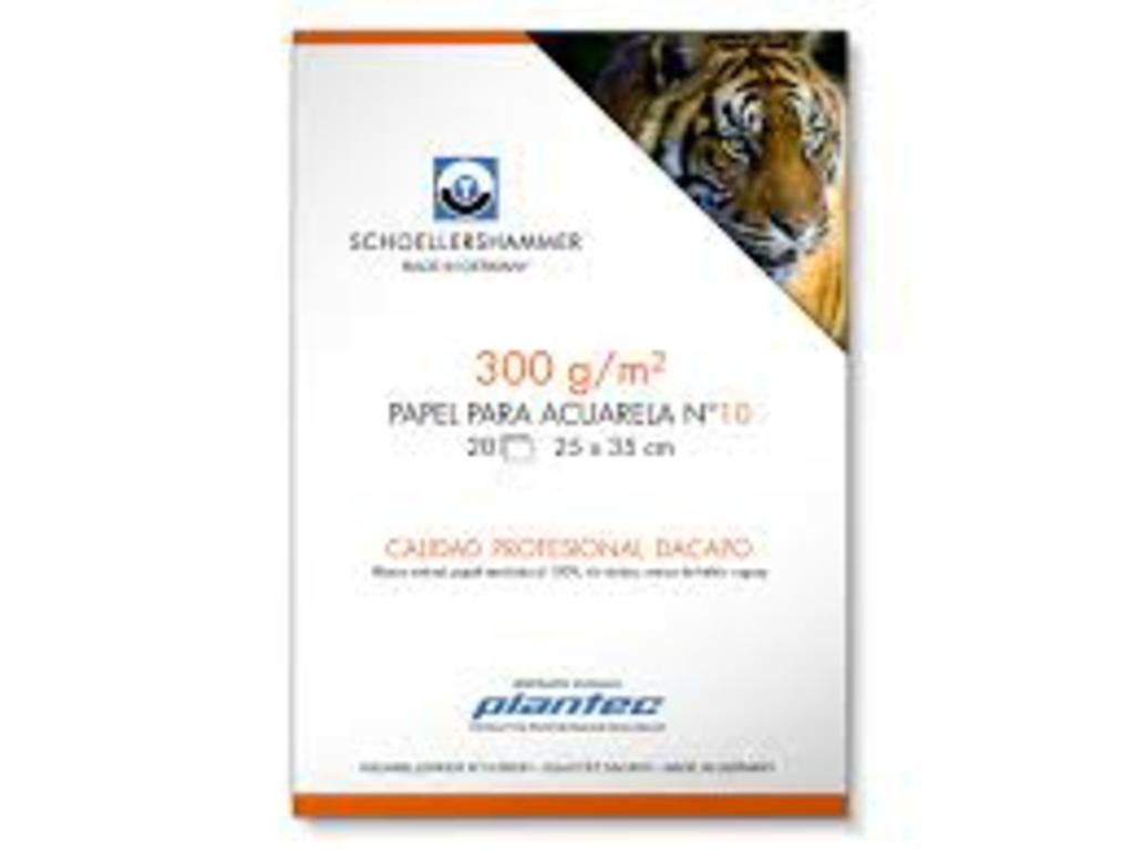 PAPEL PLANTEC ACUARELA 50 x 70 300 GRS x 1   13775
