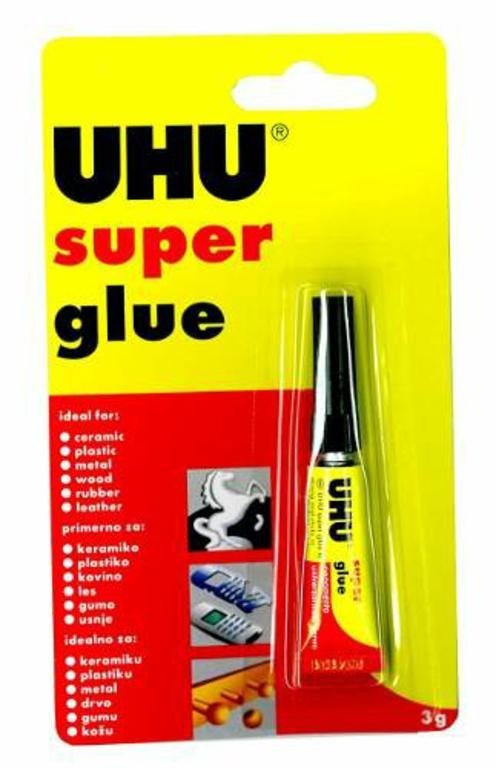 ADHESIVO UHU SUPER GLUE 3 GRS