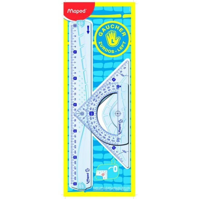 SET MAPED KIT 3 PIEZAS REGLAS  ZURDOS       897118