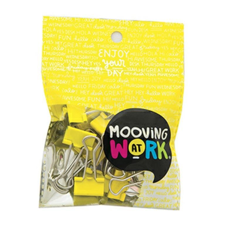 MOOVING AT WORK MANIA BINDER CLIPS 19 MM x 12 U  2112020111