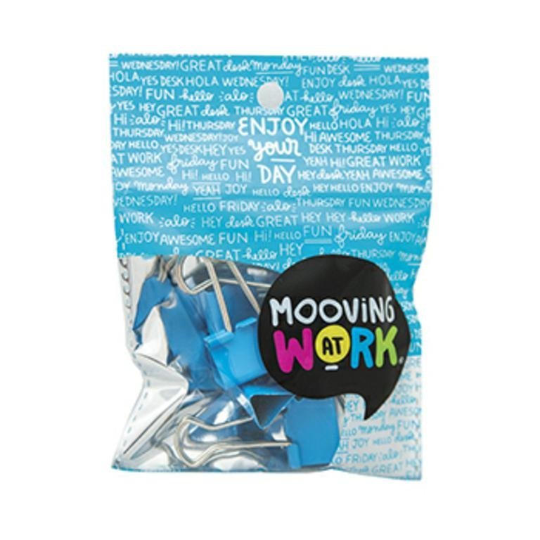 MOOVING AT WORK MANIA BINDER CLIPS 25 MM x 6 U    2112020211