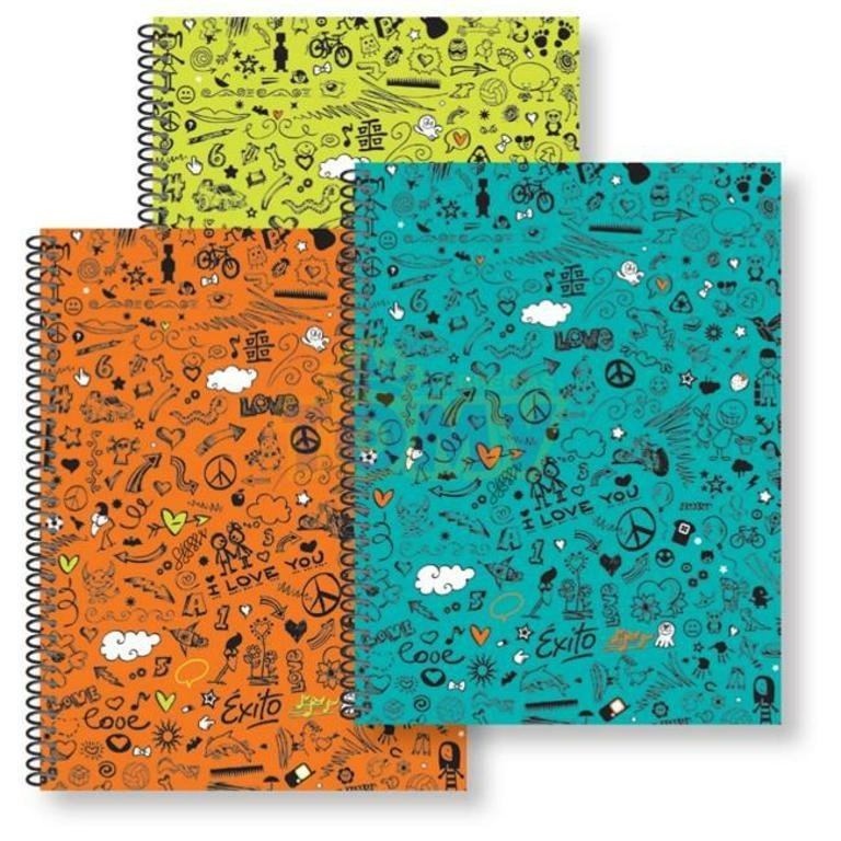 CUADERNO RIVADAVIA ABC 21×,27 60 HOJAS FANTASIA RAYA