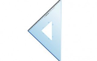 ESCUADRA PLANTEC PROFESIONAL 30 CM 45°       13110
