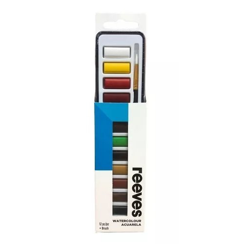 ACUARELAS REEVES METAL TIN SET x 12 COLORES R0009830