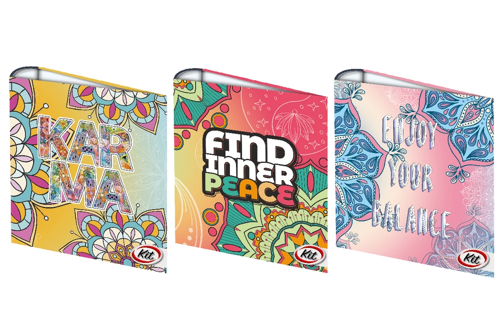 CARPETA ESCOLAR KIT 3 x 40 MANDALA