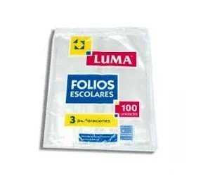FOLIO ESCOLAR x  100 U  EQUIPO COMERCIAL