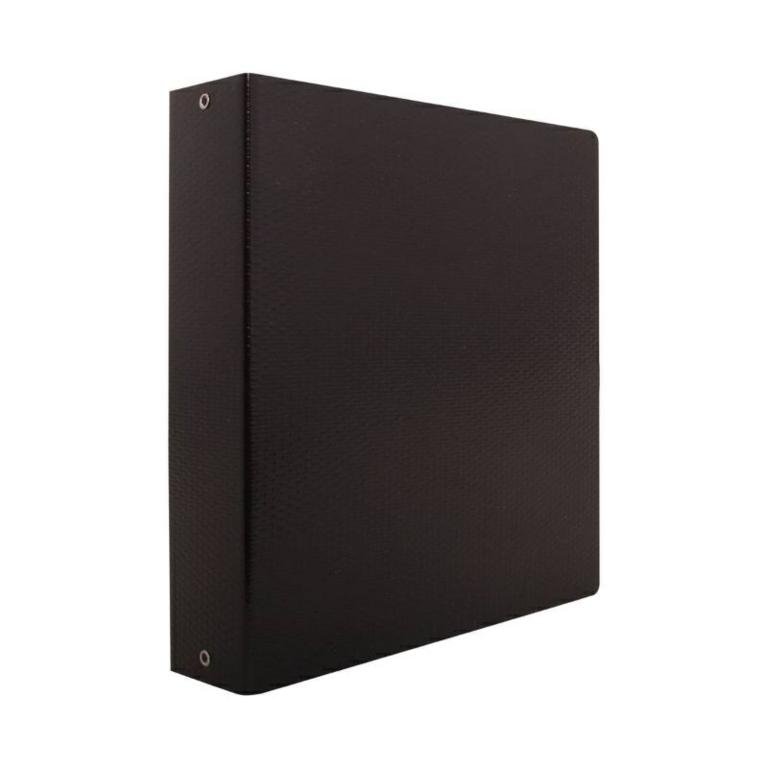 CARPETA FIBRA NEGRA ESCOLAR 3 ANILLOS