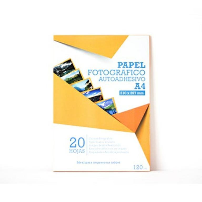 PAPEL PHOTO IBICO A4 AUTHOADESIVO 120 GR X 20 H