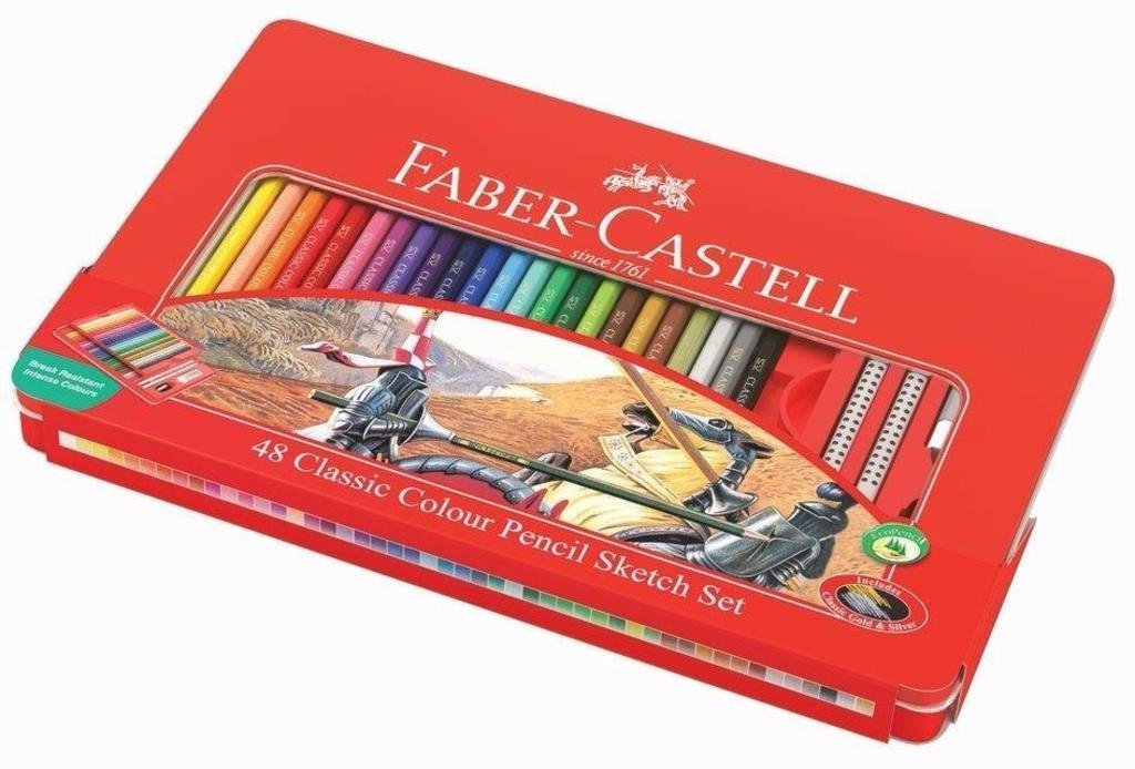 LAPIZ FABER CASTELL ECOLAPIZ x 48 COLORES LATA